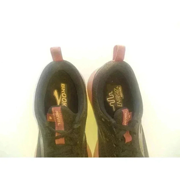 Brooks Womens Revel 4 Running Shoes Black Pink 1203371B024 Low Top Lace Up 8.5 - Picture 8 of 8